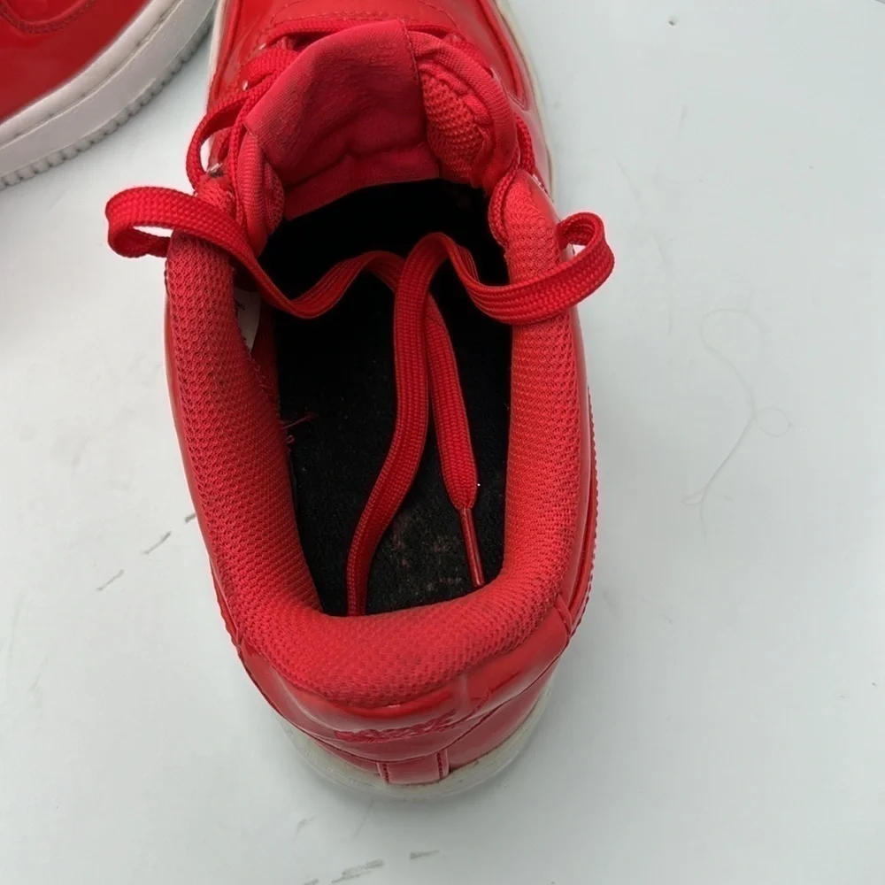 Nike Air Force 1 Patent Siren Red Ao2288-600 Toddler Sz 5.5Y